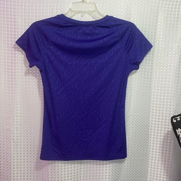 Girl's C9 by Champion Dark Purple Short Sleeve Knit T-Shirt Medium XS (4-5). - Picture 4 of 4